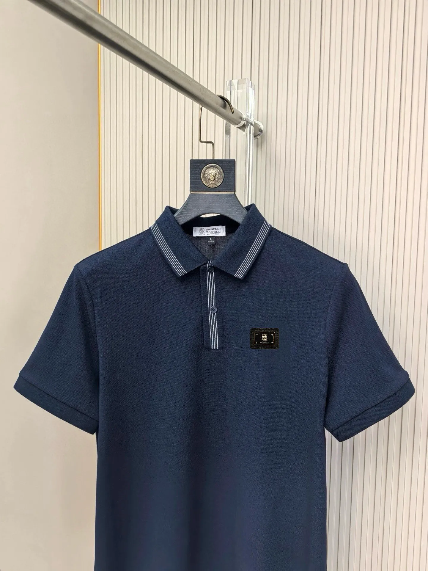 , supporting BC summer New Arrival T-shirt lapel short-sleeved POLO shirt, counter-customized fabric Breathable, high comfort, material: 69.7% cotton 26.4% polyester fiber 3.9% spandex Style: general style, impeccable details, brand element design concept, reflecting high quality. It feels delicate and soft! It presents a casual cut and the upper body shape is great! (Complete three standards) Sizes: M-4XL